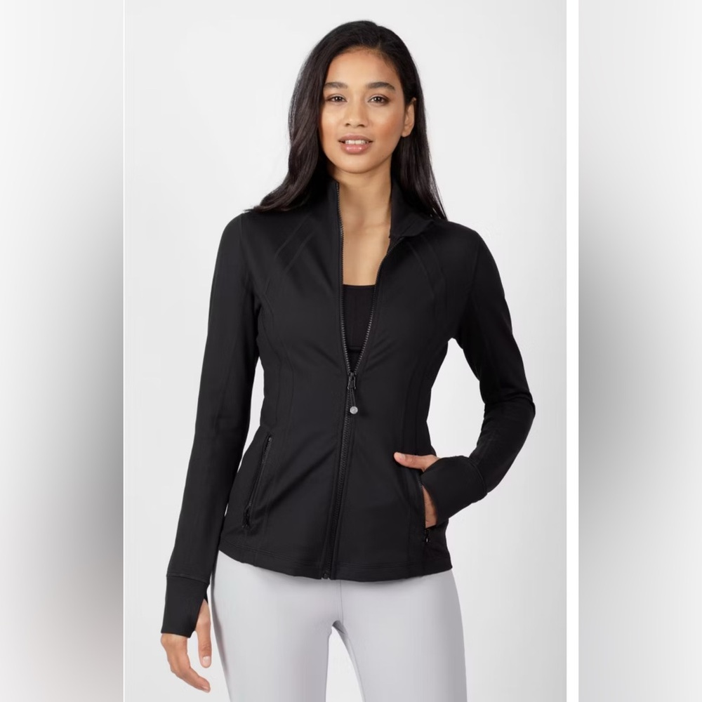 90 Degree By Reflex Missy Full-Zip Long Sleeve Jacket